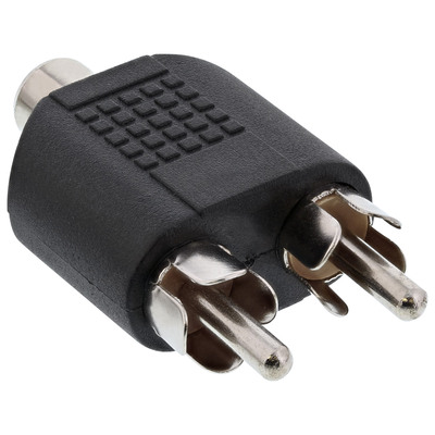 InLine® Audio Adapter, Cinch Buchse an 2x Cinch Stecker (Produktbild 2)