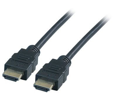 HighSpeed HDMI Kabel mit Ethernet -- 4K30Hz, A-A St-St, 5,0m, schwarz