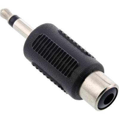 InLine® Audio Adapter, 3,5mm Klinke Stecker an 1x Cinch Buchse, Mono (Produktbild 1)