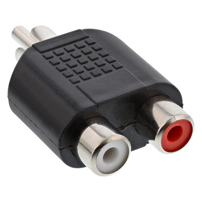 InLine® Audio Adapter, Cinch Stecker an 2x Cinch Buchse (Produktbild 1)